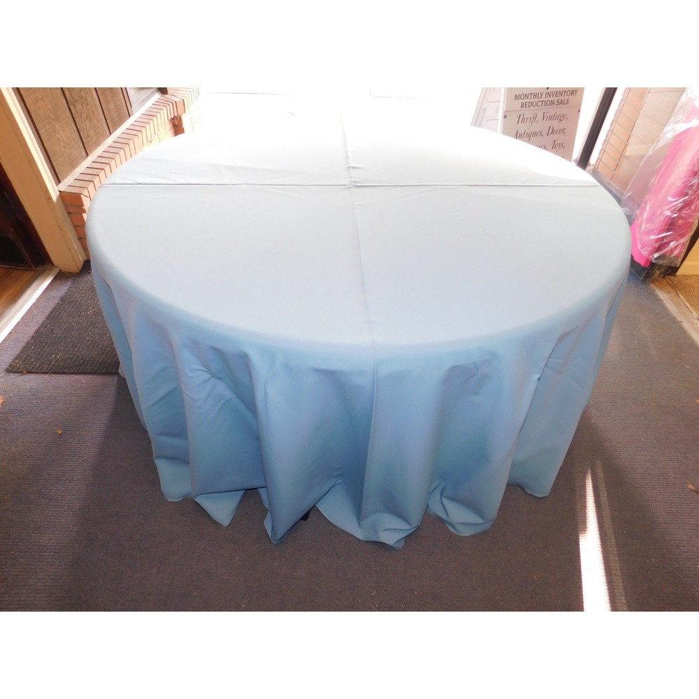 Lot of 6 120" Round Slate Tablecloths